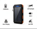 Nunca te quedes sin batería | Power Bank Solar 20.000 mAh
