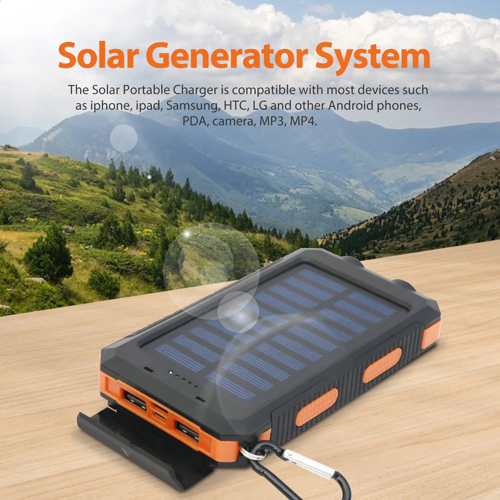 Cargador solar portátil de 20 000 mAh