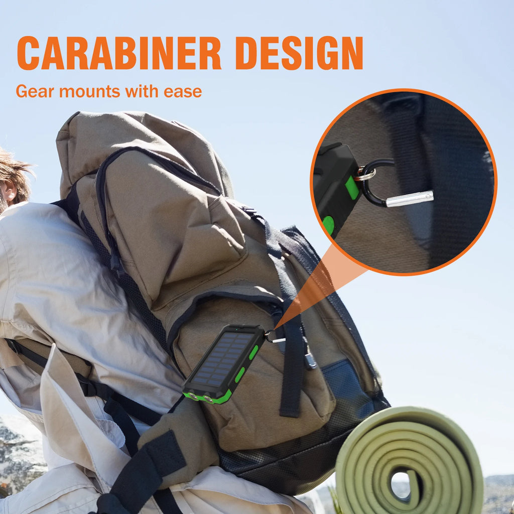 Cargador solar portátil de 20 000 mAh