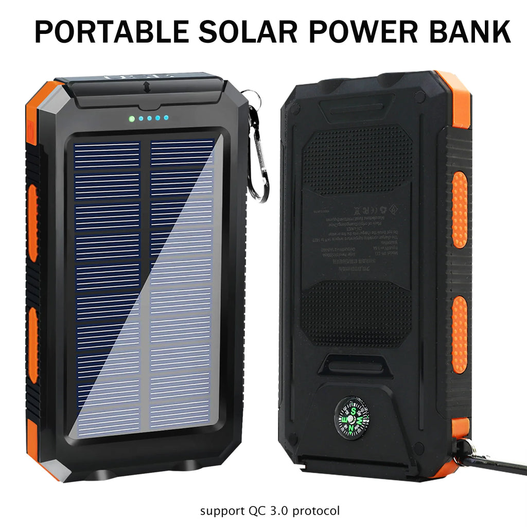 Cargador solar portátil de 20 000 mAh
