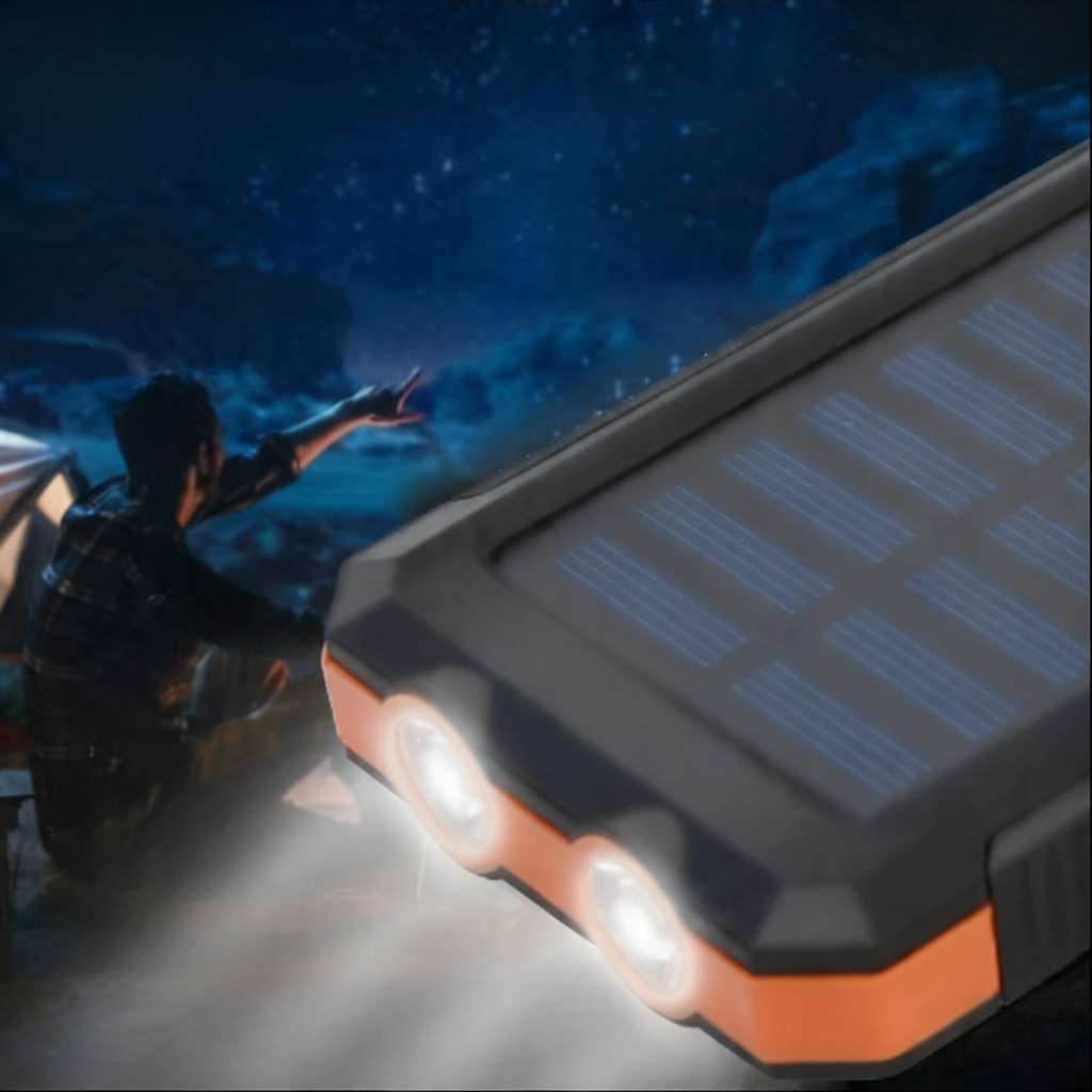 Nunca te quedes sin batería | Power Bank Solar 20.000 mAh