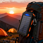Nunca te quedes sin batería | Power Bank Solar 20.000 mAh